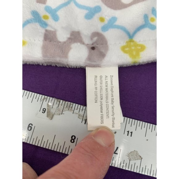 Zooawa Elephant Pink Arms & Ears Embroidered Face Security Blanket Lovey Minikie - Picture 5 of 9